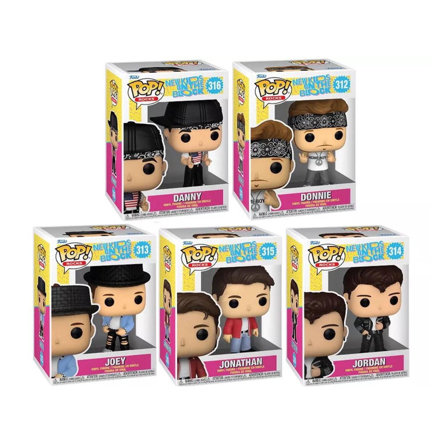 Funko Pop Rocks New Kids On The Block Coleccion Completa image number 0.0
