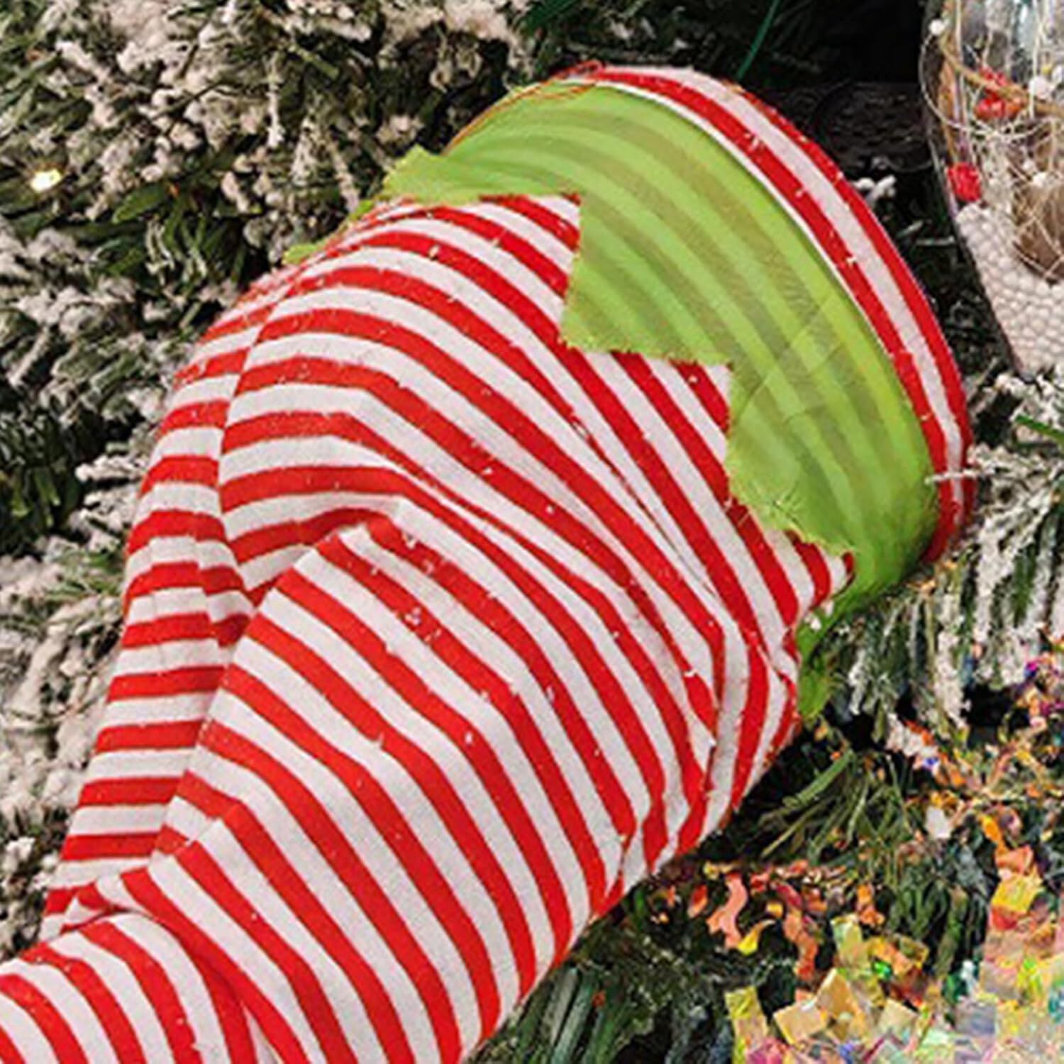 Adorno Piernas M&oacute;viles Ayudante De Santa O Grinch Navidad image number 2.0