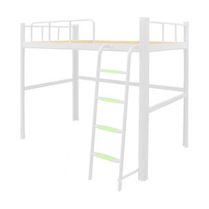 Cama Alta Strong 1 Plaza Blanco