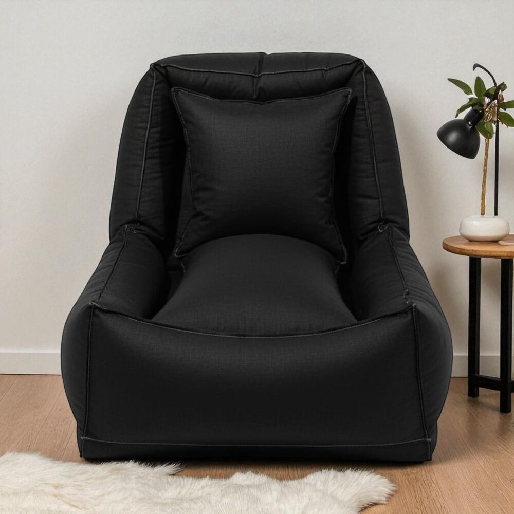 Sofa Cama Bed Lino Negro image number 1.0