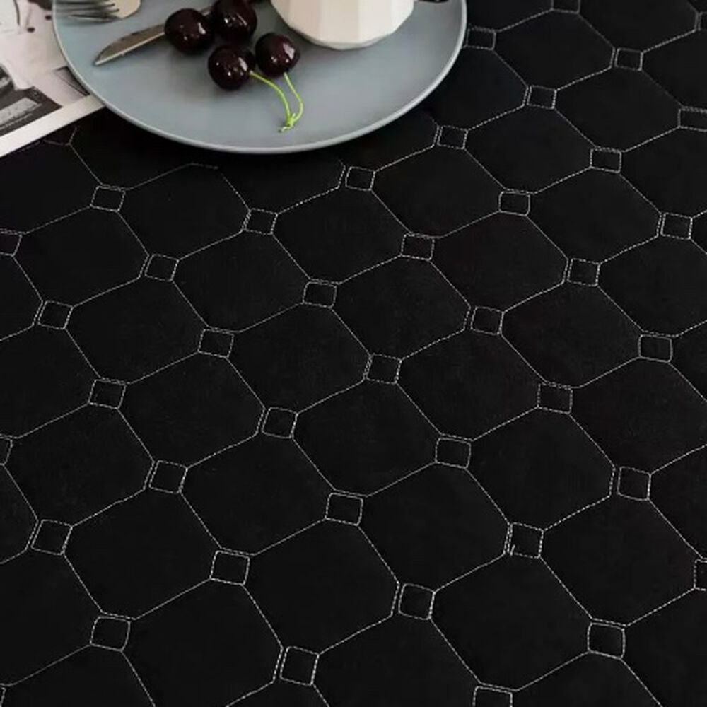 Cubrecama Quilt Cobertor King. Blanco Y Negro image number 3.0