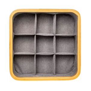 Cesta Organizadora 9 Espacios Gris