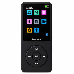 Reproductor Mp3 16gb Bluetooth 5.0 Tecmaster Tm-300523 Negro