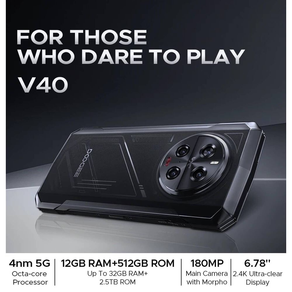 Doogee V40 - Smartphone Rugerizado 5g Con 108mp Y Bater&iacute;a De 8680mah image number 1.0