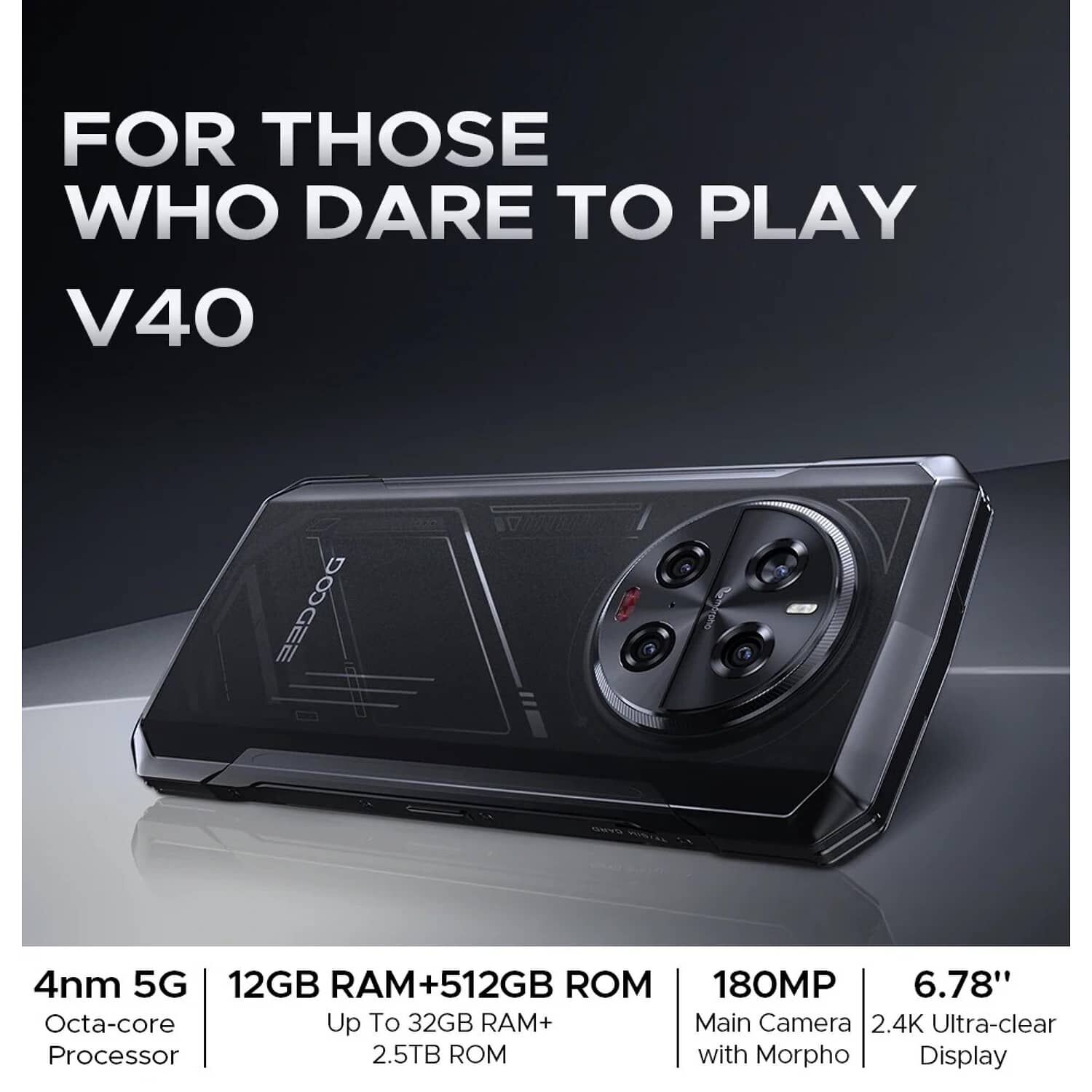 Doogee V40 - Smartphone Rugerizado 5g Con 108mp Y Bater&iacute;a De 8680mah image number 1.0