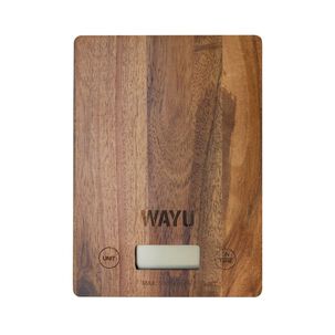 Balanza Peso Madera Wayu