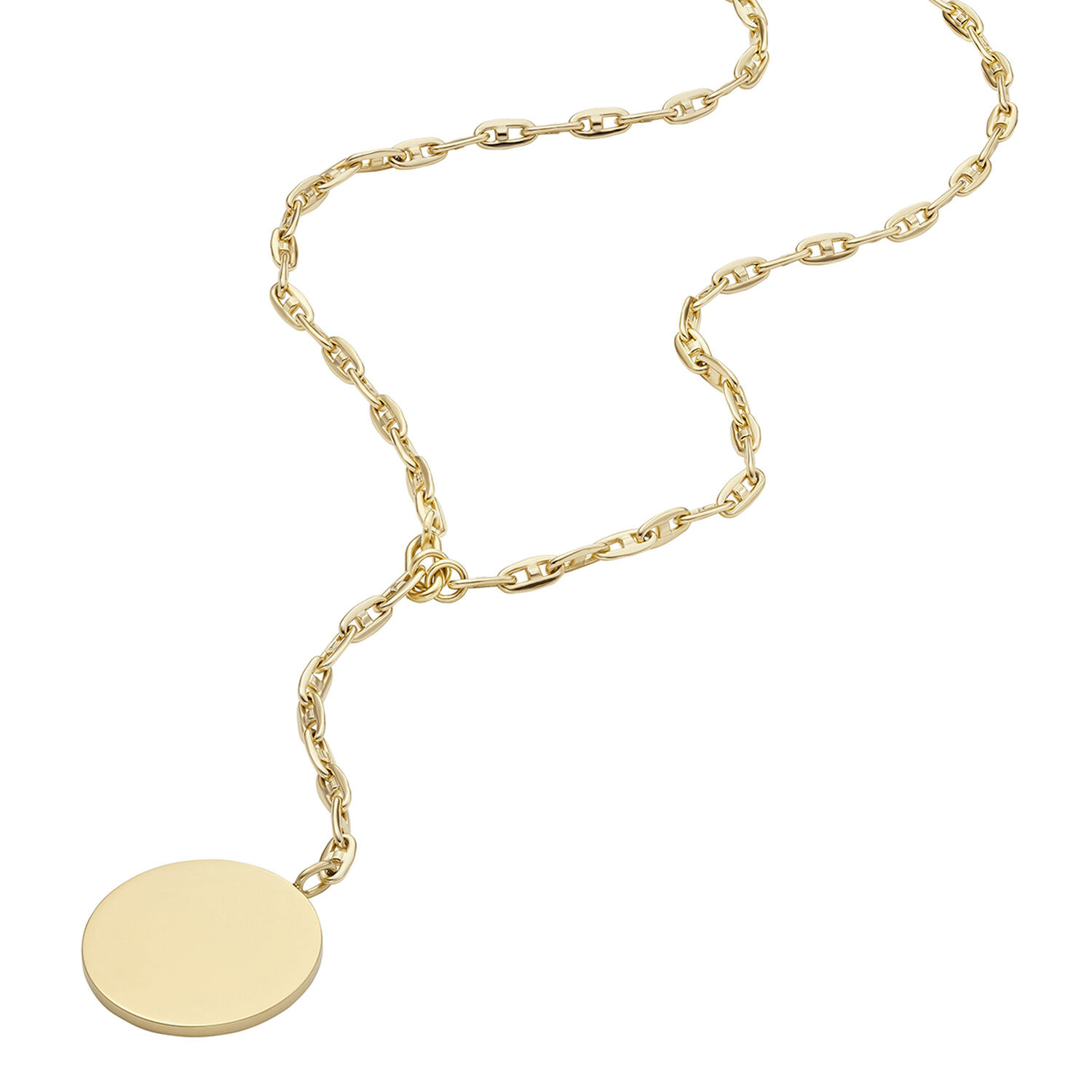 Collar Fossil Ja7258710 Dorado Mujer image number 2.0