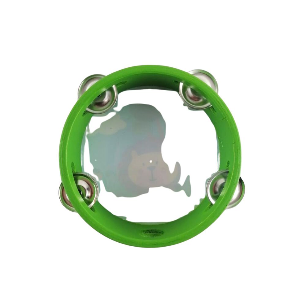 Pandero Pequeño De Madera Infantil De +3 Años De 15x15 Cm image number 1.0