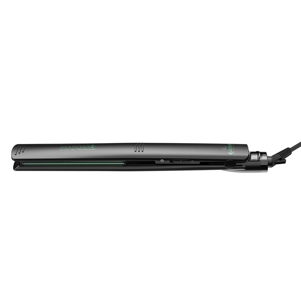 Plancha De Cabello Essential Oils Elegance Matcha Gama Negra Con Verde 230c image number 1.0