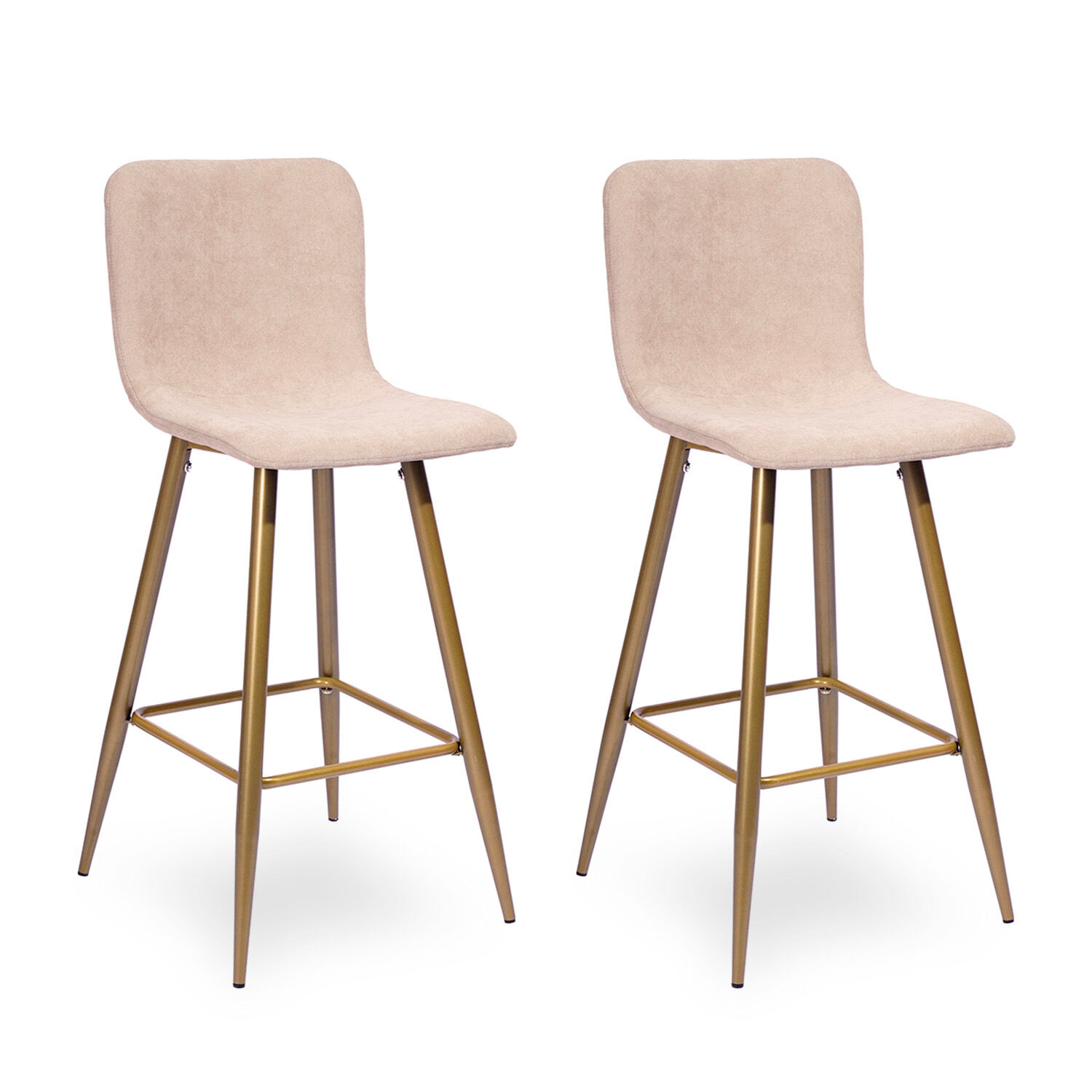 Pack 2 Pisos De Bar Citrino Beige image number 0.0