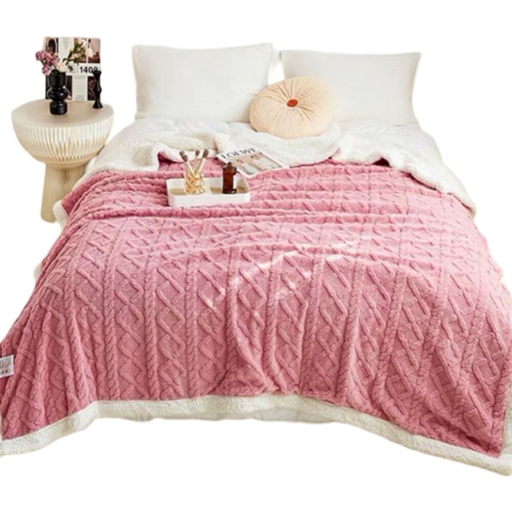 Frazada De Plush Y Sherpa Elegante image number 0.0