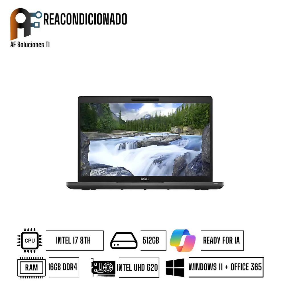 Notebook Dell Latitude 5400 (i7) Performance Windows 11 - Office365 Reacondicionado image number 2.0