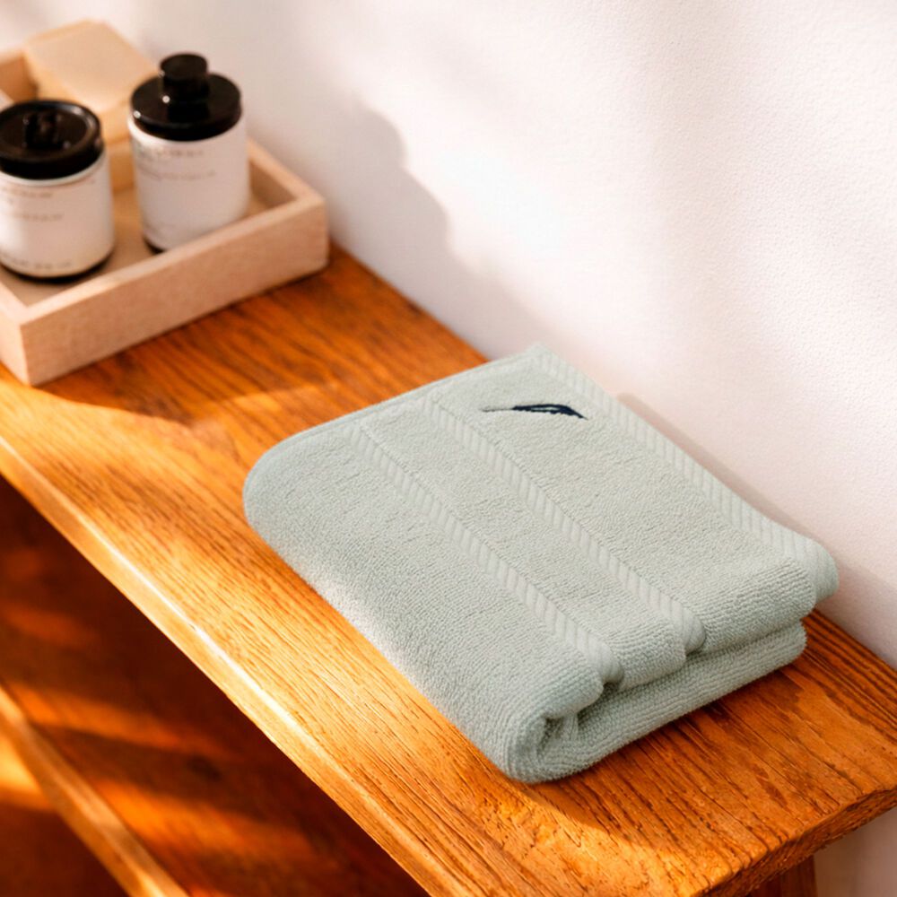 Toalla De Mano Nautica Signature Premium 100% Algod&oacute;n Gris Claro image number 5.0
