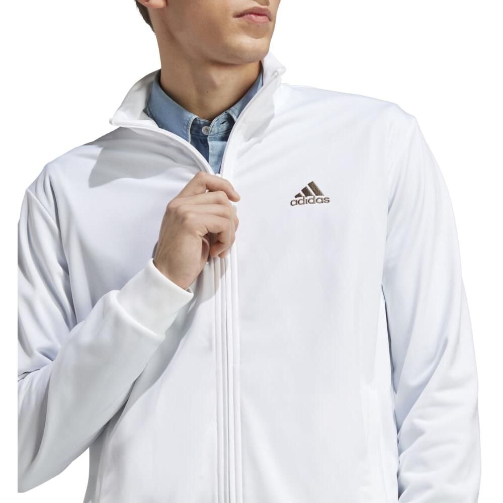 Buzo Deportivo Hombre Linear Logo Tricot Adidas image number 3.0