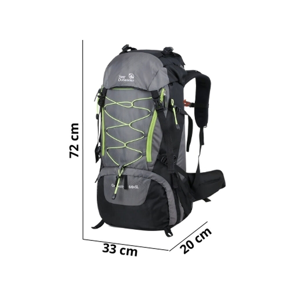 Mochila Camping 65 Litros Unisex Outdoor Deportiva image number 2.0