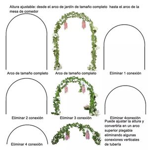 Arco De Jard&iacute;n Metal Arco De La Boda Para Ceremonia Fiesta