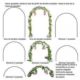 Arco De Jard&iacute;n Metal Arco De La Boda Para Ceremonia Fiesta