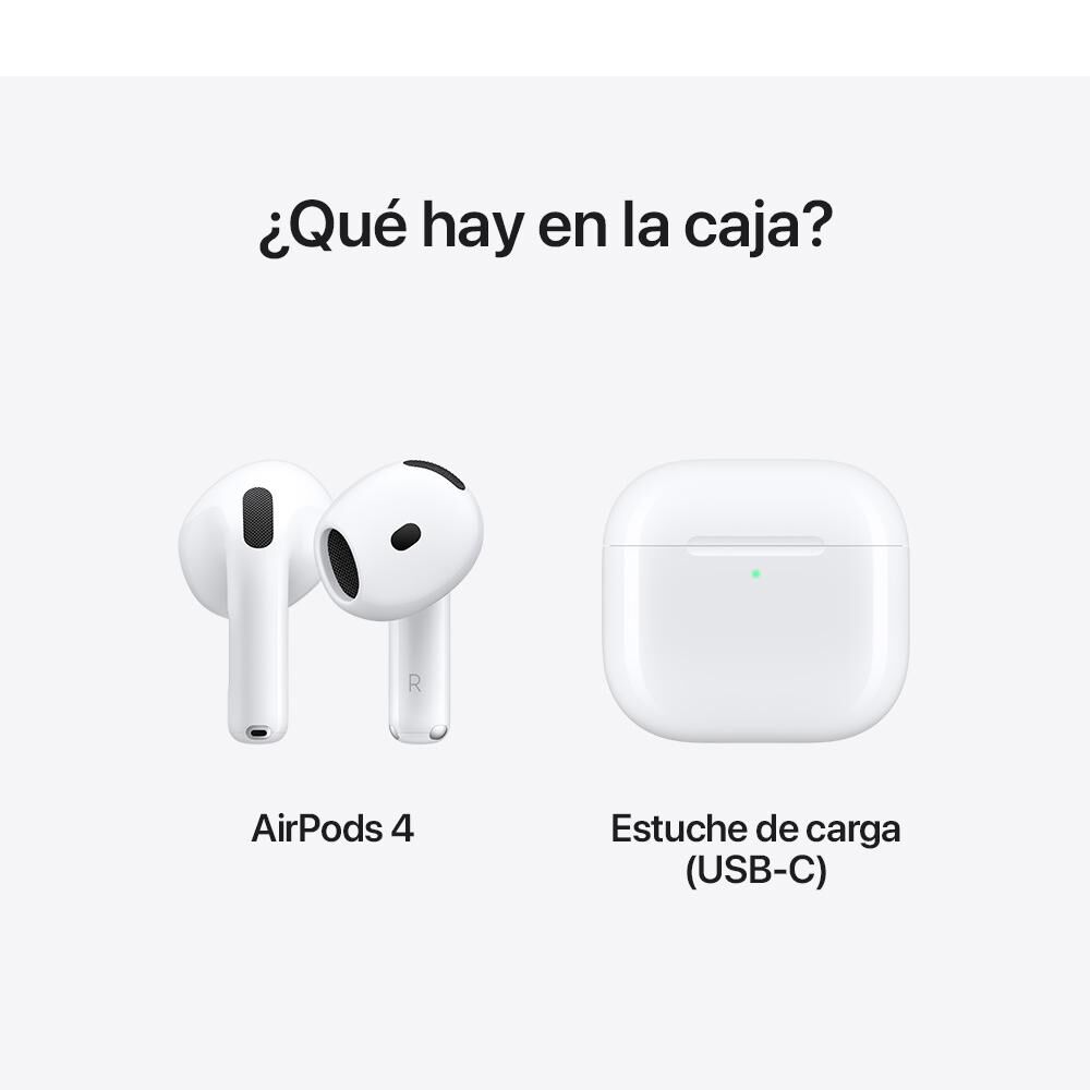 Audífonos Bluetooth Apple Airpods 4 image number 7.0