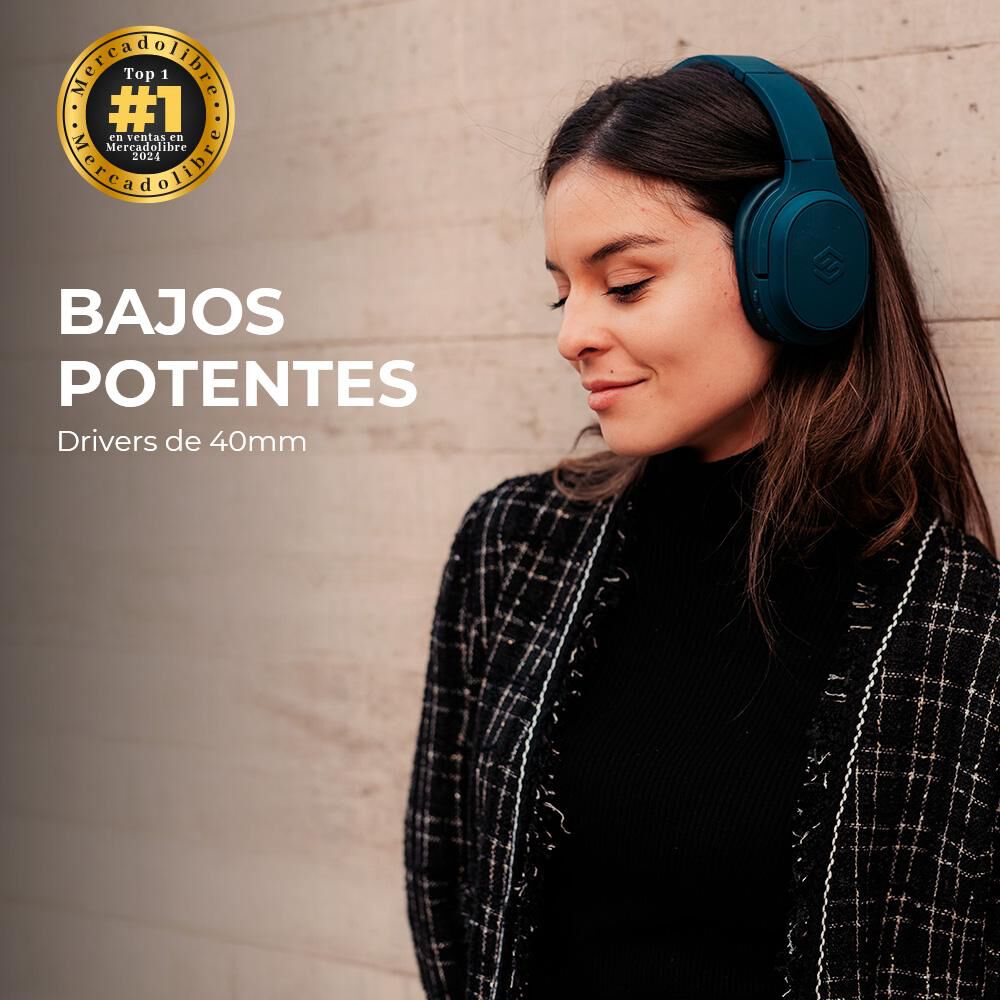 Aud&iacute;fonos Sleve Rocklink 2Gen Black image number 1.0