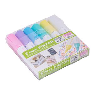 Pintor Set Colores Pastel Punta Media