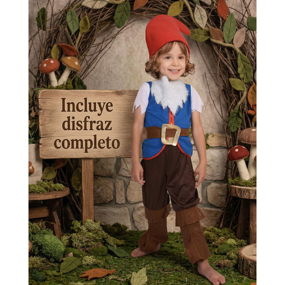 Disfraz Infantil Gnomo Jard&iacute;n image number 8.0