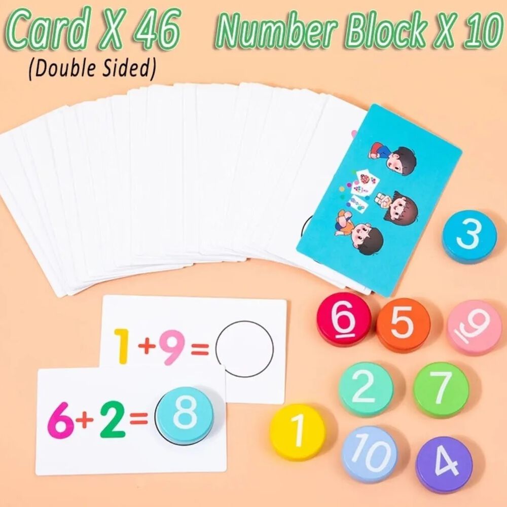 Juguete Didáctico Aprendizaje Matemático Sumar Restar Niños image number 4.0