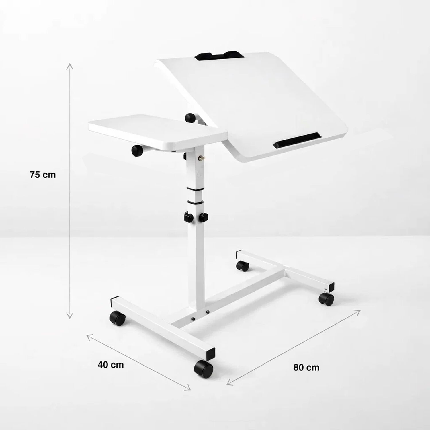 Mesa Escritorio Ajustable Javna 80x40x75 image number 3.0