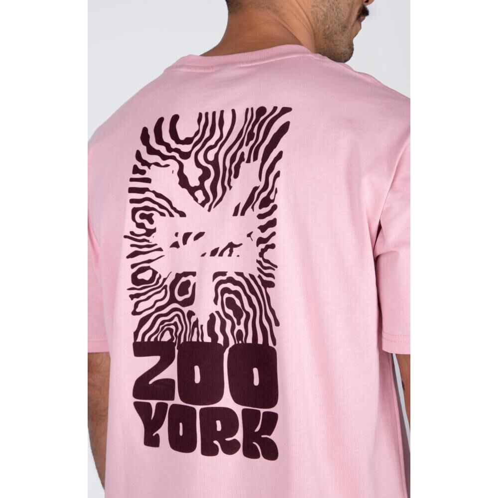Polera Lisa Manga Corta Cuello Redondo Hombre Zoo York image number 4.0
