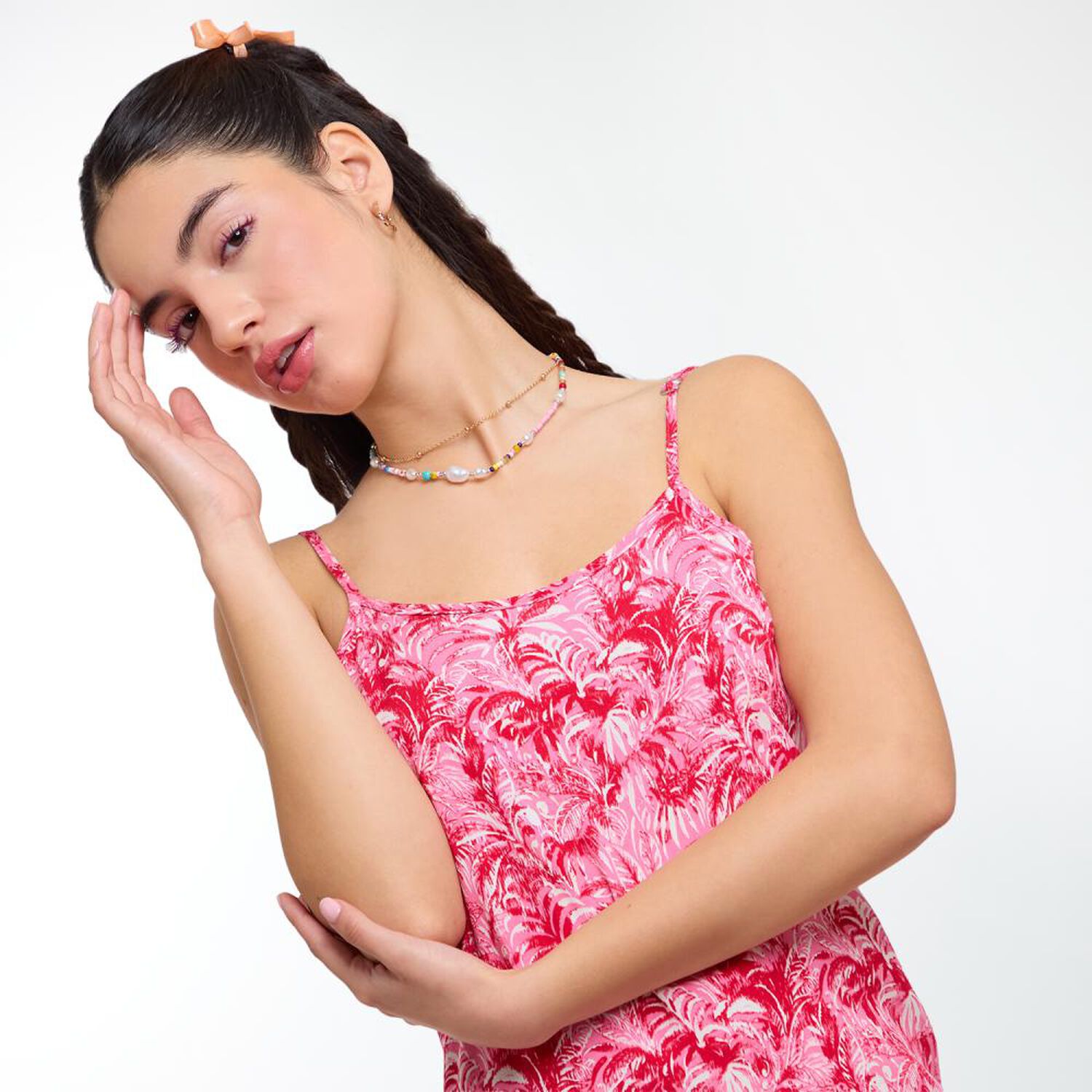 Vestido Corto Sin Mangas Cuello V Mujer Freedom image number 4.0
