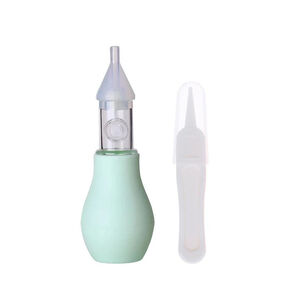 Aspirador Nasal Silicona Para Bebe Limpiador Succion + Pinza