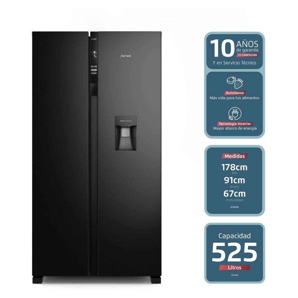 Refrigerador Side By Side Fensa SFX530B / No Frost / 525 Litros / A+ image number 8.0