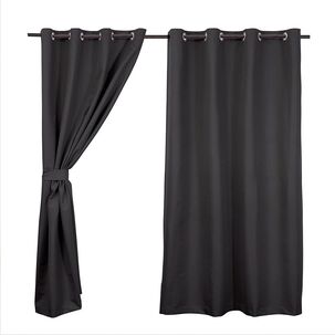 Set Cort. Blackout Arg 140x220 Cms Negro