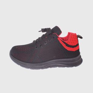 Zapatilla Kids Negro Rojo Bbo Art. C21343blackred