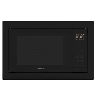 Horno Microondas Empotrable Gr&ouml;ner Black Glass Grill 25l