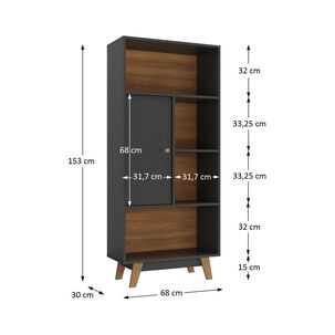 Librero Altavision Ho-2997 / 1 Puerta
