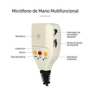 Meg&aacute;fono Altavoz Recargable De Mano 50w