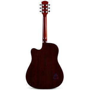 Guitarra 39 Pulgadas Color Sunburst + Funda Y Cuerdas - Ps
