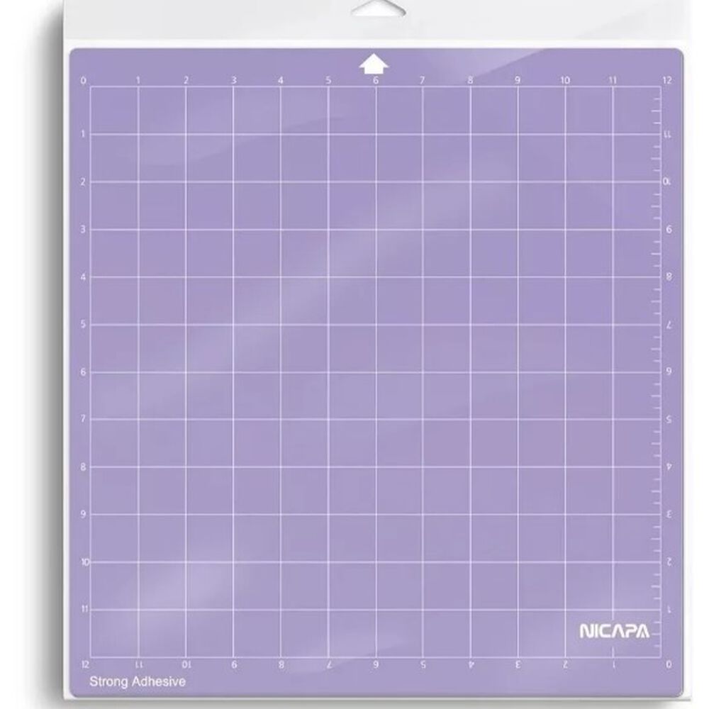 Tapete Nicapa Cameo 4/3/2/1 Silhouette 30x30 Cm Adher Fuerte. Morado image number 0.0