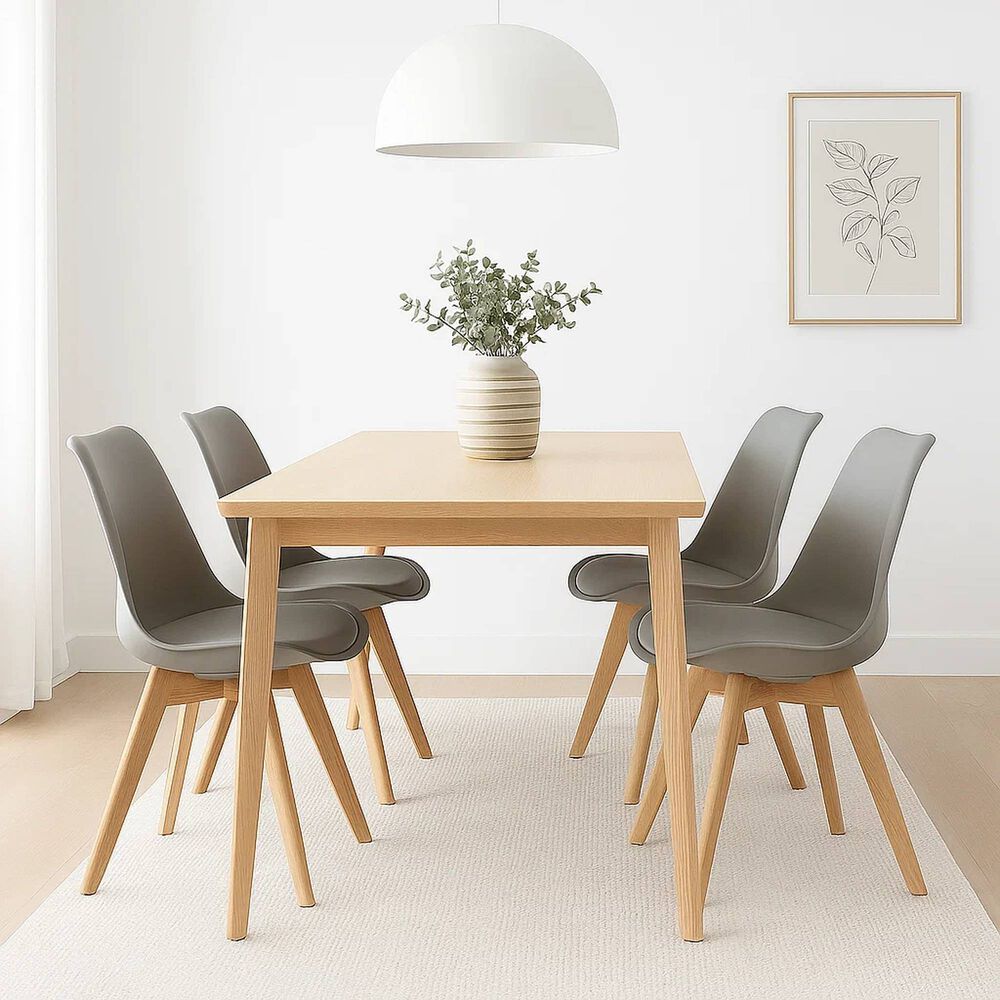 Pack De 4 Sillas Tulip Gris image number 2.0