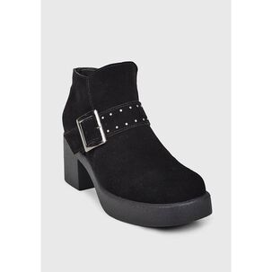 Zapato Cuero Francesca Negro