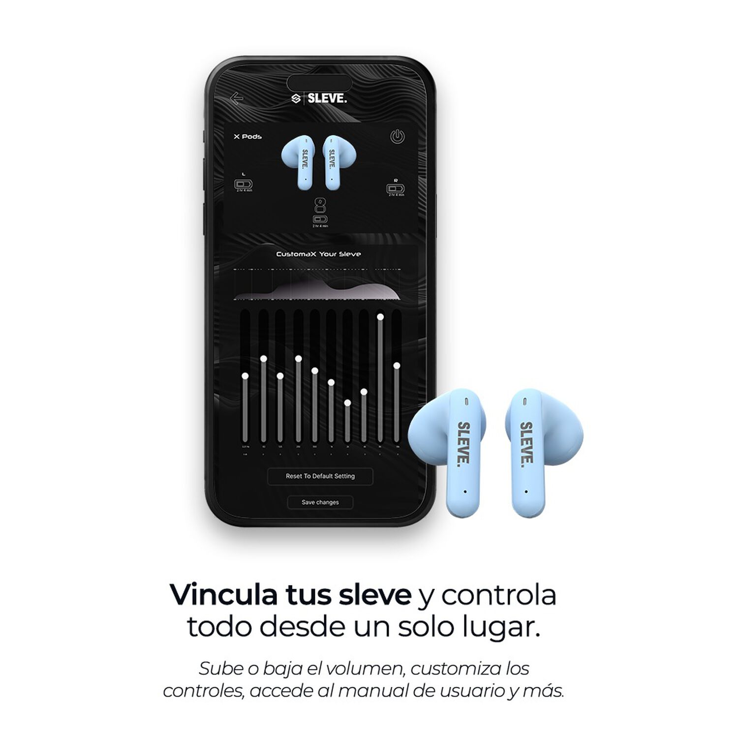 Audifonos Inalambricos Bluetooth Sleve Purex image number 1.0