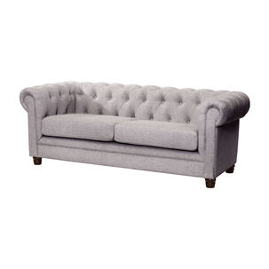 Sofa Florencia 3 Cuerpos Lino Gris Claro