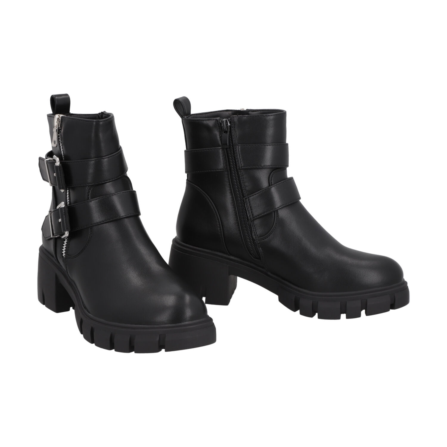 Botin Mujer Negro Rebecca Police image number 1.0