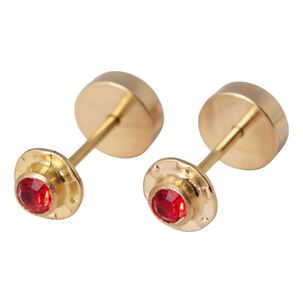 Aros Abridores Chat&oacute;n Circ&oacute;n 4mm N1 Oro 14k Beb&eacute;