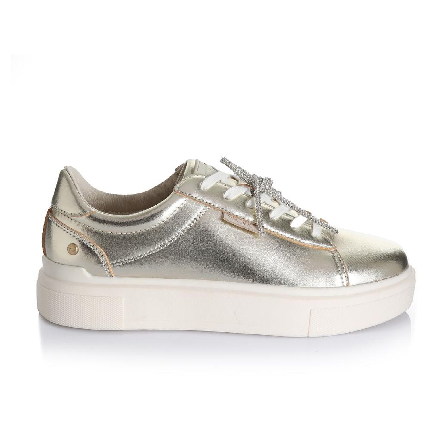 Zapatilla Urbana Mujer Via Uno Oro image number 1.0