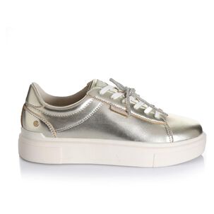 Zapatilla Urbana Mujer Via Uno Oro