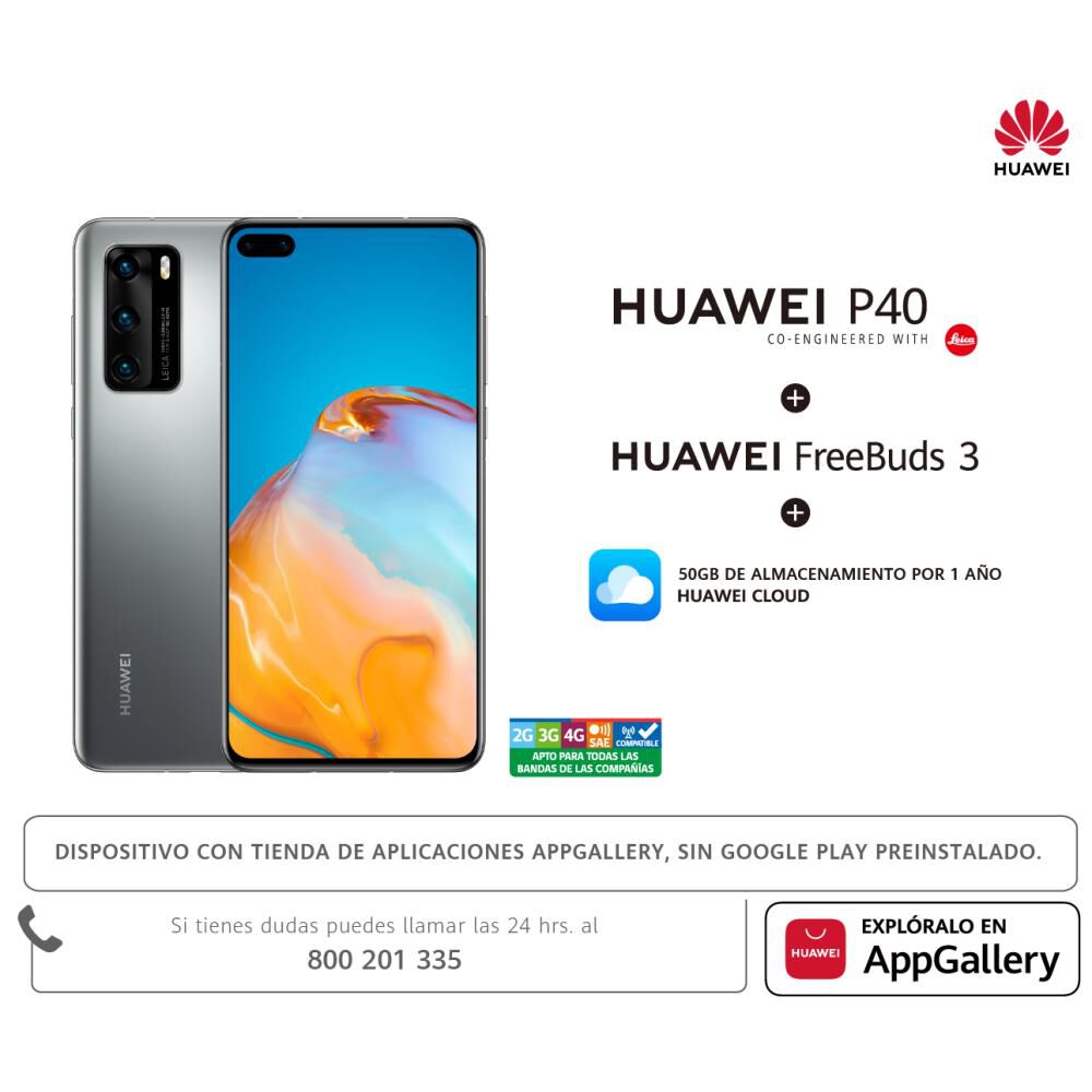 Smartphone Huawei P40 Silver / 128 Gb  / Liberado image number 6.0