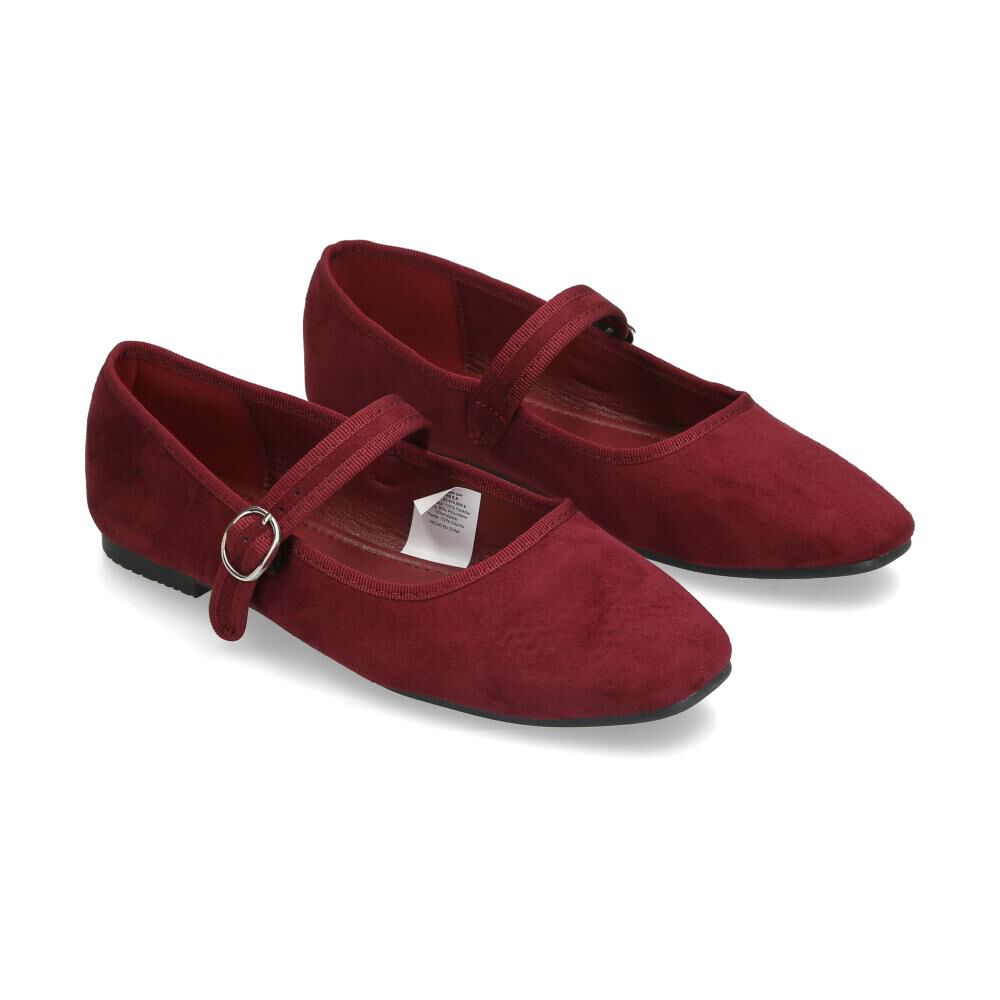 Zapato Casual Mujer Freedom Burgundy image number 1.0