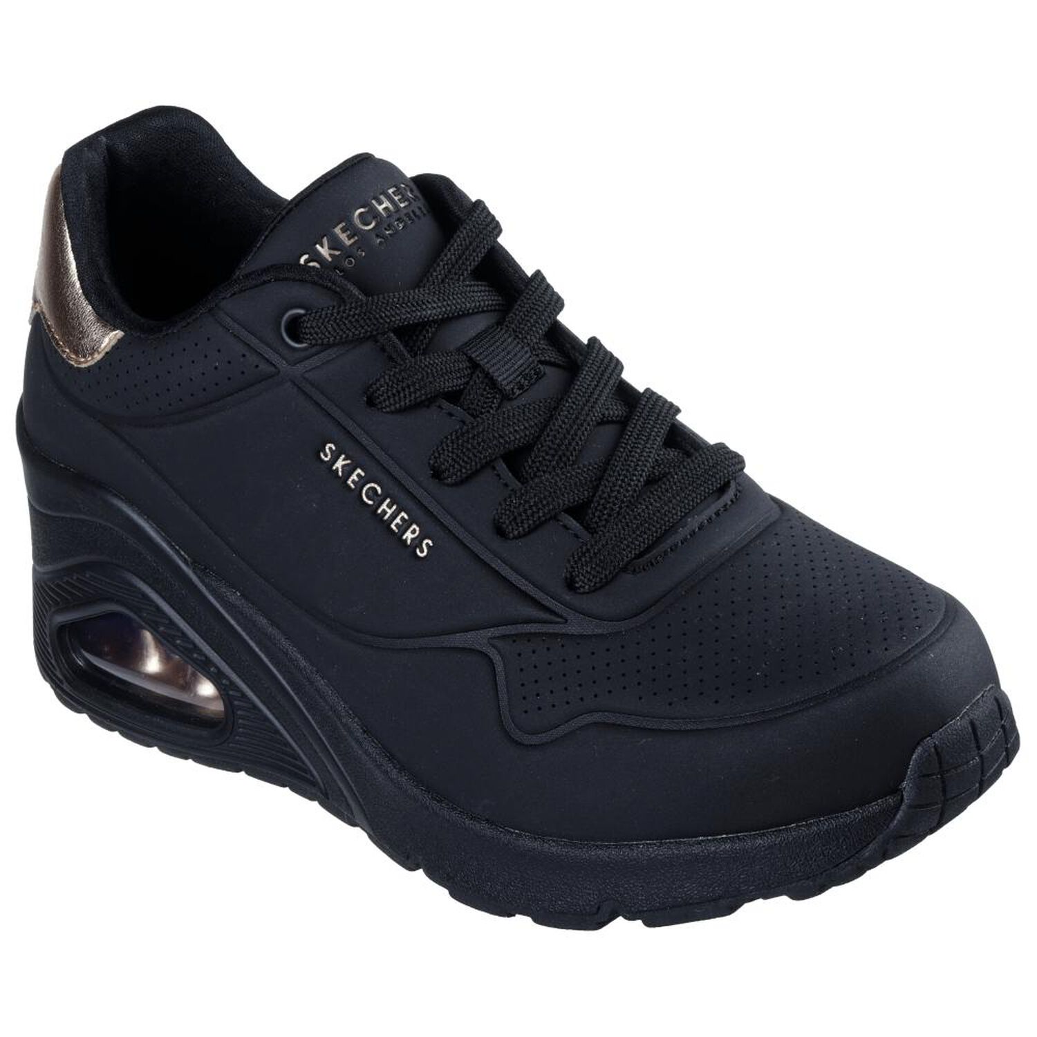 Zapatilla Urbana Mujer Skechers Uno Wedge - Hi Steps Bbk image number 3.0