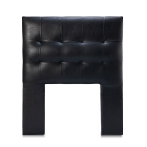 Respaldo Alicante Con Patas Pu 1 Plaza Negro